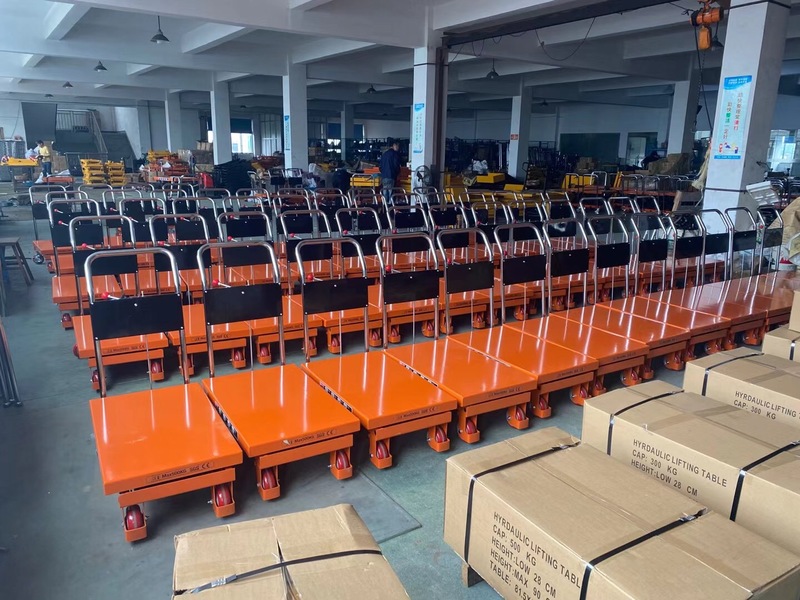 手推式升降平台车